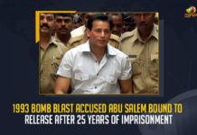 1993 Bomb Blast Accused Abu Salem Bound To Release After 25 Years Of Imprisonment, Abu Salem Bound To Release After 25 Years Of Imprisonment, 25 Years Of Imprisonment, 1993 Bomb Blast Accused Bound To Release After 25 Years Of Imprisonment, 1993 Mumbai blasts case, gangster Abu Salem on completion of his 25-year sentence in the 1993 Mumbai blasts case, 25-year sentence, gangster Abu Salem on completion of his 25-year sentence, Salem had said his sentence could not exceed 25 years, solemn assurance given by India to Portugal for his extradition in 2002, gangster Abu Salem, 1993 Bomb Blast Accused Abu Salem, 1993 Bomb Blast Accused, Abu Salem, 1993 Mumbai blasts case News, 1993 Mumbai blasts case Latest News, 1993 Mumbai blasts case Latest Updates, 1993 Mumbai blasts case Live Updates, Mango News,