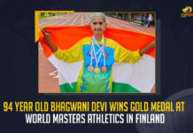 94 Year Old Bhagwani Devi Wins Gold Medal At World Masters Athletics In Finland, Gold Medal At World Masters Athletics In Finland, Bhagwani Devi Ji wins a gold medal in the 100-meter sprint, two bronze medals for at the World Masters Athletics Championships 2022 in Finland, World Masters Athletics Championships 2022 in Finland, World Masters Athletics Championships, Bhagwani Devi has created history by winning a gold medal for India in the 100m sprint at the World Masters Athletics, World Masters Athletics In Finland, 94 Year Old Bhagwani Devi Wins Gold Medal, 94 Year Old Bhagwani Devi, Bhagwani Devi, World Masters Athletics Championships 2022 News, World Masters Athletics Championships 2022 Latest News, World Masters Athletics Championships 2022 Latest Updates, World Masters Athletics Championships 2022 Live Updates, Mango News,