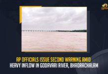 AP Officials Issue Second Warning Amid Heavy Inflow In Godavari River Bhadrachalam, Heavy Inflow In Godavari River Bhadrachalam, AP Officials Issue Second Warning Amid Heavy Inflow In Godavari River, Godavari River, Bhadrachalam, Second Warning Amid Heavy Inflow In Godavari River, Heavy Inflow In Godavari River, Amid the flood situation in Andhra Pradesh, concerned irrigation officials issued a second warning for inflow at Bhadrachalam, AP irrigation officials, Sir Arthur Cotton Barrage, Heavy Inflow In Godavari River News, Heavy Inflow In Godavari River Latest News, Heavy Inflow In Godavari River Latest Updates, Heavy Inflow In Godavari River Live Updates, Mango News,