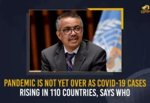 Pandemic Is Not Yet Over As COVID-19 Cases Rising In 110 Countries Says WHO, WHO Says Pandemic Is Not Yet Over As COVID-19 Cases Rising In 110 Countries, Pandemic Is Not Yet Over As COVID-19 Cases Rising In 110 Countries, COVID-19 Cases Rising In 110 Countries, WHO Says Pandemic Is Not Yet Over, 110 Countries, COVID-19 Cases Rising, Covid-19 Updates, Covid-19 Live Updates, Covid-19 Latest Updates, Coronavirus, Coronavirus Breaking News, Coronavirus Latest News, COVID-19, Coronavirus, Coronavirus Cases, Coronavirus Deaths, Coronavirus New Cases, Coronavirus News, New Positive Cases, Total COVID 19 Cases, World Health Organization, Mango News,