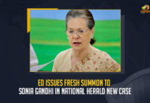 ED Issues Fresh Summons To Sonia Gandhi In National Herald Money Laundering Case,National Herald Case ED Issues Fresh Summons To Congress Chief Sonia Gandhi For Questioning on July 21,ED Issues Fresh Summons To Congress Chief Sonia Gandhi For Questioning on July 21,ED Issues Fresh Summons To Congress Chief Sonia Gandhi,Fresh Summons To Congress Chief Sonia Gandhi,ED Issues Fresh Summons,Congress Chief Sonia Gandhi,ED Issues Fresh Summons For Questioning on July 21,For Questioning on July 21,Congress Chief Sonia Gandhi,Indian National Congress President Sonia Gandhi,INC President Sonia Gandhi,Indian National Congress,Sonia Gandhi,National Herald Case News,National Herald Case Latest News,National Herald Case Latest Updates,National Herald Case Live Updates,Mango News,