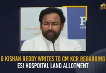 G Kishan Reddy Writes To CM KCR Regarding ESI Hospoital Land Allotment, Union Minister G Kishan Reddy Writes To CM KCR Regarding ESI Hospoital Land Allotment, Kishan Reddy Writes To CM KCR Regarding ESI Hospoital Land Allotment, Union Minister Writes To CM KCR Regarding ESI Hospoital Land Allotment, ESI Hospoital Land Allotment, Union Minister Writes To CM KCR, Union Minister G Kishan Reddy Writes To CM KCR, Union Minister G Kishan Reddy, Union Minister Kishan Reddy, Minister Kishan Reddy, Kishan Reddy, ESI Hospoital Land Allotment News, ESI Hospoital Land Allotment Latest News, ESI Hospoital Land Allotment Latest Updates, ESI Hospoital Land Allotment Live Updates, Mango News,