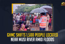 GHMC Shifts 1500 People Located Near Musi River Amid Floods, Greater Hyderabad Municipal Corporation Shifts 1500 People Located Near Musi River Amid Floods, water from Osman Sagar and Himayat Sagar is being drained into the Musi River, 1500 People Shifted Located Near Musi River Amid Floods, GHMC officials shift 1500 people, 1500 people were shifted to shelter homes, Greater Hyderabad Municipal Corporation, Telangana Rains, Musi River, Musi River News, Musi River Latest News, Musi River Latest Updates, Musi River Live Updates, Mango News,