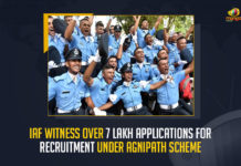 Indian Air Force Witness Over 7 lakh Applications For Recruitment Under Agnipath Scheme, IAF Witness Over 7 lakh Applications For Recruitment Under Agnipath Scheme, 7 lakh Applications For Recruitment Under Agnipath Scheme, IAF Witness Over 7 lakh Applications, Indian Air Force, Recruitment Under Agnipath Scheme, Agnipath Protests Live Updates, Agnipath Issue, Agnipath Protests, Agnipath protest, Agnipath Scheme, Agnipath Scheme Updates, Agnipath, Agnipath Protests Highlights, #AgnipathScheme, #AgnipathRecruitmentScheme, #AgnipathSchemeProtest, #Agnipath, Agnipath IAF Recruitment Scheme News, Agnipath IAF Recruitment Scheme Latest News, Agnipath IAF Recruitment Scheme Latest Updates, Agnipath IAF Recruitment Scheme Live Updates, Mango News,
