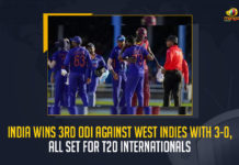 India Wins 3rd ODI Against West Indies With 3-0 All Set For T20 Internationals, Team India All Set For T20 Internationals, India Wins 3rd ODI Against West Indies With 3-0, IND vs WI 3rd ODI Team India Beats West Indies by 119 Runs To Clean Sweep The Series 3-0, Team India Beats West Indies by 119 Runs To Clean Sweep The Series 3-0, Team India Beats West Indies by 119 Runs, Team India Clean Sweep The Series 3-0, Team India Beats West Indies, IND vs WI 3rd ODI, India beat West Indies by 119 runs in 3rd ODI, IND vs WI 3rd ODI Highlights, 3rd ODI Highlights, IND vs WI, IND vs WI 3rd ODI News, IND vs WI 3rd ODI Latest News, IND vs WI 3rd ODI Latest Updates, IND vs WI 3rd ODI Live Updates, T20 Internationals, Mango News,