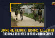 Jammu And Kashmir 1 Terrorist Killed In An Ongoing Encounter In Baramulla District, 1 Terrorist Killed In An Ongoing Encounter In Baramulla District, 1 terrorist killed in encounter in Jammu And Kashmir Baramulla district, Jammu And Kashmir Baramulla district, 1 terrorist killed in encounter, Terrorist Killed In Encounter In Baramulla district, Jammu And Kashmir One Terrorist killed in Baramulla encounter, Baramulla encounter, Jammu And Kashmir, encounter broke out between the Jammu and Kashmir security forces and militants, Jammu and Kashmir security forces, Baramulla encounter News, Baramulla encounter Latest News, Baramulla encounter Latest Updates, Baramulla encounter Live Updates, Mango News,
