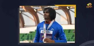 Neeraj Chopra Wins Silver Medal At World Championship Creates History, Olympian Neeraj Chopra brings a silver medal with a throw of 88.13m at the World Athletics Championship finals, Olympian Neeraj Chopra Wins Silver Medal At World Championship, World Athletics Championship finals, Olympian Neeraj Chopra brings a silver medal with a throw of 88.13m, Olympian Neeraj Chopra Creates History, Olympian Neeraj Chopra, Neeraj Chopra, gold medal was won by Anderson Peter of Grenada who threw 90.54m at the event, Neeraj Chopra became the first Indian to bag a silver medal in track and field athletics in world championships, Olympian Neeraj Chopra Wins Silver Medal, World Athletics Championship finals News, World Athletics Championship finals Latest News, World Athletics Championship finals Latest Updates, World Athletics Championship finals Live Updates, Mango News,