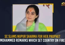 SC Slams Nupur Sharma For Her Prophet Mohammed Remarks Which Set Country On Fire, SC Slams Nupur Sharma Over Prophet Comments She Should Apologize To The Whole Country, She Should Apologize To The Whole Country, SC Slams Nupur Sharma, Nupur Sharma Over Prophet Comments, Nupur Sharma Prophet Comments, SC Slams Nupur Sharma Over Prophet Comments, SC Says She Should Apologize To The Whole Country, Apologize To The Whole Country, Supreme Court of India Says She Should Apologize To The Whole Country, Supreme Court of India, Apologize To The Whole Country, Nupur Sharma, Prophet Comments, Nupur Sharma Prophet Comments News, Nupur Sharma Prophet Comments Latest News, Nupur Sharma Prophet Comments Latest Updates, Nupur Sharma Prophet Comments Live Updates, Mango News,