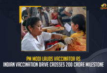 PM Modi Lauds Vaccinator As Indian Vaccination Drive Crosses 200 Crore Milestone, Indian Vaccination Drive Crosses 200 Crore Milestone, PM Modi Lauds Vaccinator, Covid Vaccination in India, Wuhan Virus Vaccination Drive, Wuhan Virus Vaccination, Wuhan Virus, India COVID-19 Vaccination, Corona Vaccination Drive, Corona Vaccination Programme, Corona Vaccine, Coronavirus, coronavirus vaccine, coronavirus vaccine distribution, COVID 19 Vaccine, Covid Vaccination, Covid vaccination in India, Covid-19 Vaccination, Covid-19 Vaccination Distribution, COVID-19 Vaccination Dose, Covid-19 Vaccination Drive, Covid-19 Vaccine Distribution, Covid-19 Vaccine Distribution News, Covid-19 Vaccine Distribution updates, Mango News,
