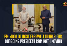 PM Modi To Host Farewell Dinner For Outgoing President Ram Nath Kovind, Farewell Dinner For Outgoing President Ram Nath Kovind, PM Modi To Host Farewell Dinner For Outgoing President, Outgoing President Ram Nath Kovind, President Ram Nath Kovind, Ram Nath Kovind, Narendra Modi would host a farewell dinner for outgoing President Ram Nath Kovind At Hotel Ashoka in New Delhi, Ram Nath Kovind As the President of India is scheduled to end on the 24th of July, Ram Nath Kovind was voted in as India's 14th President and took his oath of office on the 25th of July 2017, India's 14th President, Ram Nath Kovind became the Governor of Bihar between 2015–2017, Ram Nath Kovind Farewell Dinner News, Ram Nath Kovind Farewell Dinner Latest News, Ram Nath Kovind Farewell Dinner Latest Updates, Ram Nath Kovind Farewell Dinner Live Updates, Mango News,