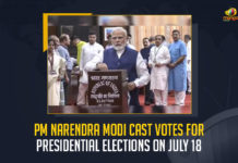 PM Modi And Other MLAs MPs Cast Vote For Presidential Elections On July 18, MPs Cast Vote For Presidential Elections On July 18, MLAs Cast Vote For Presidential Elections On July 18, PM Modi Cast Vote For Presidential Elections On July 18, Presidential Elections On July 18, MLAs And MPs Cast Vote For Presidential Elections On July 18, Presidential Elections Voting, Draupadi Murmu And Yashwant Sinha In Fray, India To Elect 15th President Of India On July 18, 15th President Of India, India To Elect 15th President Of India, elections for the 15th President of India are scheduled on the 18th of July, NDA candidate Draupadi Murmu, UPA candidate Yashwant Sinha, United Progressive Alliance, National Democratic Alliance, next President of India post, Presidential elections 2022, 2022 Presidential elections, Presidential elections, Presidential elections News, Presidential elections Latest News, Presidential elections Latest Updates, Presidential elections Live Updates, Mango News,