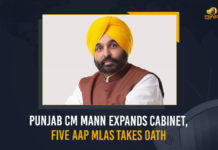 Punjab CM Mann Expands Cabinet Five AAP MLAs Takes Oath, CM Mann Expands Cabinet Five AAP MLAs Takes Oath, Five AAP MLAs Takes Oath, Mann Expands Cabinet, CM Mann Expands Cabinet, Punjab CM Expands Cabinet, Five AAP MLAs were inducted as ministers in the Punjab government as Chief Minister Bhagwant Mann expanded his cabinet, Chief Minister Bhagwant Mann expanded his cabinet, Five AAP MLAs were inducted as ministers in the Punjab government, Punjab Cabinet Expands, Punjab Cabinet News, Punjab Cabinet Latest News, Punjab Cabinet Latest Updates, Punjab Cabinet Live Updates, Punjab Chief Minister Bhagwant Mann, Mango News,