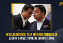 SC Adjourns BCCI Plea Seeking Extension Of Sourav Ganguly And Jay Shah's Tenure, BCCI Plea Seeking Extension Of Sourav Ganguly And Jay Shah's Tenure, SC Adjourns BCCI Plea, Extension Of Sourav Ganguly And Jay Shah's Tenure, Extension Of Jay Shah's Tenure, Extension Of Sourav Ganguly's Tenure, Sourav Ganguly And Jay Shah, BCCI Plea, Supreme Court has adjourned the hearing of a plea by the Board of Control for Cricket in India, Board of Control for Cricket in India, SC Adjourns Board of Control for Cricket in India Plea, BCCI Plea News, BCCI Plea Latest News, BCCI Plea Latest Updates, BCCI Plea Live Updates, Mango News,