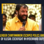 TDP Leader Chintamaneni Escaped Police Raid At Venue Of Illegal Cockfight In Hyderabad Outskirts, Chintamaneni Escaped Police Raid At Venue Of Illegal Cockfight In Hyderabad Outskirts, TDP Leader Escaped Police Raid At Venue Of Illegal Cockfight In Hyderabad Outskirts, Police Raid At Venue Of Illegal Cockfight In Hyderabad Outskirts, Illegal Cockfight In Hyderabad Outskirts, Hyderabad Outskirts, Venue Of Illegal Cockfight, Illegal Cockfight, TDP Leader Chintamaneni, TDP Former MLA Chintamaneni, TDP EX-MLA Chintamaneni, Chintamaneni, Former MLA Chintamaneni, MLA Chintamaneni, Illegal Cockfight In Hyderabad Outskirts News, Illegal Cockfight In Hyderabad Outskirts Latest News, Illegal Cockfight In Hyderabad Outskirts Latest Updates, Illegal Cockfight In Hyderabad Outskirts Live Updates, Mango News,