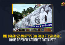 TMC Organises Martyr's Day Rally At Esplanade Lakhs Of People Gather In Support, Lakhs Of People Gather In Support, Martyr's Day Rally At Esplanade, TMC Organises Martyr's Day Rally At Esplanade, Martyr’s Day rally, 1993 Congress Youth Rally incident, Trinamool Congress Organises Martyr's Day Rally At Esplanade, Trinamool Congress, Esplanade Martyr's Day Rally, TMC Martyrs Day Rally, Mamata Banerjee was the Youth Congress State President, TMC Martyrs Day Rally News, TMC Martyrs Day Rally Latest News, TMC Martyrs Day Rally Latest Updates, TMC Martyrs Day Rally Live Updates, Mango News,