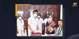 Tamil Nadu CM MK Stalin Discharged After Contracting COVID-19 Casts Vote For Presidential Elections, Tamil Nadu CM MK Stalin Casts Vote For Presidential Elections, Tamil Nadu CM MK Stalin Discharged After Contracting COVID-19, Tamil Nadu CM MK Stalin, CM MK Stalin, Tamil Nadu CM, MK Stalin, DMK announced to support the United Progressive Alliance candidate Yashwant Sinha, Tamil Nadu CM MK Stalin was the first to cast his vote in the Secretariat complex, NDA candidate Draupadi Murmu, UPA candidate Yashwant Sinha, United Progressive Alliance, National Democratic Alliance, next President of India post, Presidential Elections Voting, Presidential elections 2022, 2022 Presidential elections, Presidential elections, Presidential elections News, Presidential elections Latest News, Presidential elections Latest Updates, Presidential elections Live Updates, Mango News,