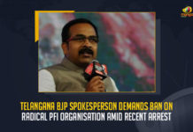 Telangana BJP Spokesperson Demands Ban On Radical PFI Organisation Amid Recent Arrest, BJP Spokesperson Demands Ban On Radical PFI Organisation Amid Recent Arrest, Spokesperson Demands Ban On Radical PFI Organisation Amid Recent Arrest, Ban On Radical PFI Organisation Amid Recent Arrest, Radical PFI Organisation Ban, Radical PFI Organisation, Recent Arrest, Krishna Saagar Rao Chief Spokesperson of the Bharatiya Janata Party of Telangana State, Krishna Saagar Rao Chief Spokesperson of the BJP of Telangana State, Telangana BJP Spokesperson Krishna Saagar Rao Demands Ban On Radical PFI Organisation Amid Recent Arrest, Union Ministry of Home Affairs to ban the radical organization the Popular Front of India, Popular Front of India, Telangana BJP Spokesperson Krishna Saagar Rao, BJP Spokesperson Krishna Saagar Rao, Radical PFI Organisation Ban News, Radical PFI Organisation Ban Latest News, Radical PFI Organisation Ban Latest Updates, Radical PFI Organisation Ban Live Updates, Mango News,