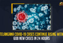 Telangana COVID-19 Cases Continue To Rise With 608 New Cases In 24 Hours, Covid-19 Updates of Telangana 608 New Positive Cases Reported on July 8th, Telangana, Telangana Covid-19, 459 Recoveries Reported on Telangana July 8th, 608 new Covid-19 cases In Telangana, Telangana Covid-19 Updates, Telangana Covid-19 Live Updates, Telangana Covid-19 Latest Updates, Coronavirus, Coronavirus Breaking News, Coronavirus Latest News, COVID-19, Telangana Coronavirus, Telangana Coronavirus Cases, Telangana Coronavirus Deaths, Telangana Coronavirus New Cases, Telangana Coronavirus News, Telangana New Positive Cases, Total COVID 19 Cases, Coronavirus, COVID-19, Covid-19 Updates in Telangana, Telangana corona district wise cases, Telangana coronavirus cases district wise, Mango News,