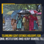 Telangana Govt Extends Holidays For Educational Institutions Amid Heavy Rainfall Till July 18, Telangana Govt Extend Holidays for All Education Institutions from July 14 to 16 in View of Continuing Heavy Rains, Govt Extend Holidays for All Education Institutions from July 14 to 16 in View of Continuing Heavy Rains, Telangana CM KCR Declares 3 Days Holidays For Educational Institutions Amid Heavy Rainfall, CM KCR Announced 3 Days Holidays All Educational Institutions In the Wake of Heavy Rains, Telangana CM KCR Announced 3 Days Holidays All Educational Institutions In the Wake of Heavy Rains, KCR Announced 3 Days Holidays All Educational Institutions In the Wake of Heavy Rains, 3 Days Holidays All Educational Institutions In the Wake of Heavy Rains, 3 Days Holidays To All Educational Institutions, Heavy Rains In Telangana, Telangana Heavy Rains, Heavy Rains, All Educational Institutions, Holidays To All Educational Institutions, 3 Days Holidays To All Educational Institutions News, 3 Days Holidays To All Educational Institutions Latest News, 3 Days Holidays To All Educational Institutions Latest Updates, 3 Days Holidays To All Educational Institutions Live Updates, Telangana CM KCR Challenges BJP, Telangana CM KCR, K Chandrashekar Rao, Chief minister of Telangana, K Chandrashekar Rao Chief minister of Telangana, Telangana Chief minister, Telangana Chief minister K Chandrashekar Rao, Mango News,