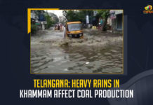 Telangana Heavy Rains In Khammam Affect Coal Production, Heavy Rains In Khammam Affect Coal Production, Affect Coal Production, Heavy Rains In Khammam, Coal Production, continuous rain in Khammam resulted in a disturbance in the coal production in several opencast coal mines of the SCCL, continuous rain in Khammam resulted in a disturbance in the coal production in several OC coal mines of the SCCL, OC coal mines of the SCCL, opencast coal mines of the SCCL, continuous rain in Khammam, Khammam, SCCL opencast coal mines News, SCCL opencast coal mines Latest News, SCCL opencast coal mines Latest Updates, SCCL opencast coal mines Live Updates, Mango News,