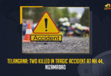 Telangana Two Killed In Tragic Accident At NH 44 Nizamabad, Two Killed In Tragic Accident At NH 44 Nizamabad, NH 44 Nizamabad, Tragic Accident At NH 44, Two Killed In Tragic Accident, two persons were killed after a speeding lorry rammed into a container vehicle, Two persons killed in road accident on NH-44, Two killed in ghastly mishap At NH 44 Nizamabad, container dashes lorry, a container dashed against a stationary lorry on National Highway 44, Mango News,