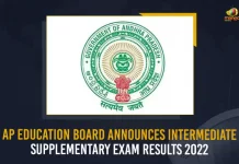 AP Education Board Announces Intermediate Supplementary Exam Results 2022, AP Inter Supply Results, Inter 1st And 2nd Year Supply Results 2022, Inter 2nd Year Supplementary Results, 2nd Year Supplementary Results 2022 Released, Mango News, Mango News Telugu, AP Inter Supplementary Results 2022 , AP Inter Advanced Supplementary, Inter Supplementary Results News And Live Updates, AP Inter Supplementary Results, AP Intermediate Supply Results