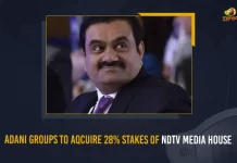 Adani Groups To Acquire 28% Stakes Of NDTV Media House, Indian Billionaire Gautam Adani Makes Foray into News Channel Space Set To Acquire 29.18% Stake in NDTV, Indian Billionaire Gautam Adani Is Set To Acquire 29.18% Stake in NDTV, 29.18% Stake in NDTV, Indian Billionaire Gautam Adani, Billionaire Gautam Adani makes foray into news channel space, New Delhi Television Ltd, Gautam Adani seeks to control NDTV, Adani Set to purchase New Delhi Television Ltd, NDTV News Channel, Billionaire Gautam Adani News, Billionaire Gautam Adani Latest News And Updates, Billionaire Gautam Adani Live Updates, Mango News,