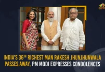India's 36th Richest Man Rakesh Jhunjhunwala Passes Away PM Modi Expresses Condolences, PM Modi Expresses Condolences, India's 36th Richest Man Rakesh Jhunjhunwala Passes Away, Indian Billionaire Investor Stock Market Big Bull Rakesh Jhunjhunwala Passes Away, Stock Market Big Bull Rakesh Jhunjhunwala Passes Away, Indian Billionaire Investor, Rakesh Jhunjhunwala Passes Away, Stock Market Big Bull, Rakesh Jhunjhunwala Passed Away, Indian Billionaire Investor Rakesh Jhunjhunwala, Rakesh Jhunjhunwala News, Rakesh Jhunjhunwala Latest News And Updates, Rakesh Jhunjhunwala Live Updates, Mango News,