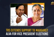 TRS Extends Support To Margaret Alva For Vice President Elections, Vice Presidential Election-2022 CM KCR Announced TRS Party Support to Opposition Candidate Margaret Alva, CM KCR Announced TRS Party Support to Opposition Candidate Margaret Alva, Telangana CM KCR Announced TRS Party Support to Opposition Candidate Margaret Alva, KCR Announced TRS Party Support to Opposition Candidate Margaret Alva, Telangana Rashtra Samithi Support to Opposition Candidate Margaret Alva, TRS Party Support to Opposition Candidate Margaret Alva, Opposition Candidate Margaret Alva, TRS Party Support Margaret Alva, Vice Presidential Election-2022, 2022 Vice Presidential Election, Vice Presidential Election, Vice-President poll, Telangana Rashtra Samithi, Margaret Alva News, Margaret Alva Latest News, Margaret Alva Latest Updates, Margaret Alva Live Updates, Mango News,