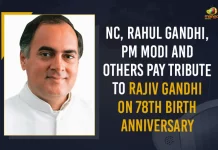 INC Rahul Gandhi PM Modi And Others Pay Tribute To Rajiv Gandhi On 78th Birth Anniversary, PM Modi And Others Pay Tribute To Rajiv Gandhi On 78th Birth Anniversary, INC Rahul Gandhi And Others Pay Tribute To Rajiv Gandhi On 78th Birth Anniversary, Tribute To Rajiv Gandhi On 78th Birth Anniversary, Rajiv Gandhi 78th Birth Anniversary, Tribute To Rajiv Gandhi, Rajiv Gandhi Tribute, 78th Birth Anniversary, INC Rahul Gandhi, PM Modi, Rajiv Gandhi Tribute News, Rajiv Gandhi Tribute Latest News And Updates, Rajiv Gandhi Tribute Live Updates, Mango News,