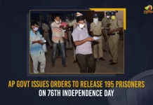 AP Govt Issues Orders To Release 195 Prisoners On 76th Independence Day, Release 195 Prisoners On 76th Independence Day, 195 Prisoners, special remission to 175 life convicts and 20 other convicts, 175 life convicts, 76th Independence Day Celebrations, Azadi Ka Amrit Mahotsav Celebrations, 76th Independence Day, Independence Day, National Flag, 76th Independence Day Celebrations News, 76th Independence Day Celebrations Latest News And Updates, 76th Independence Day Celebrations Live Updates, Mango News,
