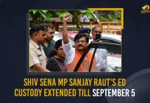 Shiv Sena MP Sanjay Raut ED Custody Extended Till September 5, Sanjay Raut ED Custody Extended Till September 5, Shiv Sena MP ED Custody Extended Till September 5, Enforcement Directorate custody of Sanjay Raut, Shiv Sena MP Sanjay Raut, Enforcement Directorate, Sanjay Raut ED Custody, ED Custody, Patra Chawl land scam, Sanjay Raut, Patra Chawl land scam News, Patra Chawl land scam Latest News And Updates, Patra Chawl land scam Live Updates, Mango News,