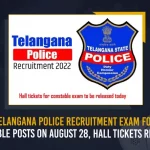 Telangana Police Recruitment Exam For Constable Posts On August 28, Hall Tickets Released Telangana Police Recruitment Exam For Constable Posts On August 28 Hall Tickets Released, Preliminary Written Test of Constable Posts in Telangana Hall Tickets Download Started from Today, Preliminary Written Test of Constable Hall Tickets Download Started from Today, Hall Tickets Download Started from Today, Preliminary Written Test of Constable, Telangana Preliminary Written Test of Constable, Constable Preliminary Written Test, Preliminary Written Test, TS 2022 Police Constable Hall Ticket Download, preliminary written exam, Constable Preliminary Written Test News, Constable Preliminary Written Test Latest News And Updates, Constable Preliminary Written Test Live Updates, Mango News,