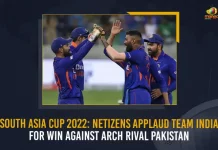 South Asia Cup 2022 Netizens Applaud Team India For Win Against Arch Rival Pakistan, India vs Pakistan Match, South Asia Cup 2022 , Mango News, Indian Cricket Team, India vs Pakistan Latest News And Updates, Team India , Pakistan Cricket Team, IND Vs PAK, India vs Pakistan Asia Cup, India vs Pakistan Live Match, India Vs Pakistan Live Score, Virat Kohli, Indian Team Captain Rohit Sharma, Pakistan Captain Babar Azam, Hardik Pandya, All Rounder Hardik Pandya, BCCI, ICC Cricket