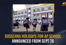 Dussehra Holidays For AP School Announced From Sept 26, Dussehra Holidays, AP Govt Declares Dussehra Holidays, Dussehra School Holidays, Dussehra Holidays From Sep 26 To Oct 6th, Mango News, Mango News Telugu, Dussehra Celebration, AP Dussehra Celebration, AP Govt Dussehra Holidays Declaration, AP Dussehra Holidays, Dussehra Holidays For Schools, Andhra Pradesh Government, AP Govt Latest News And Updates