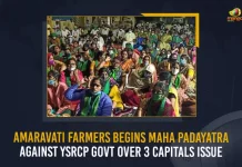 Amaravati Farmers Begins Maha Padayatra Against YSRCP Govt Over 3 Capitals Issue, Amaravati Farmers Begins Maha Padayatra, Amaravati Farmers Maha Padayatra, Amaravati Protesters Plan Padayatra, Amaravati Protesters Continue Maha Padayatra, Mango News, Mango News Telugu, Mango News, Mango News Telugu, Maha Padayatra, Amaravati Farmers, Amaravati Farmers Padayatra, YSRCP Govt 3 Capitals Issue, YSR Congress Party, AP CM YS Jagan Mohan Reddy, Maha Padayatra Latest News And Updates