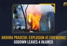 Andhra Pradesh Explosion At Fireworks Godown Leaves 4 Injured, Explosion At Fireworks Godown AP, Firecracker Explosion In Anakapalli , Four Injured Anakapalli Explosion Fireworks Godown, Mango News, Mango New Telugu, Fireworks Godown Explosion Latest News And Updates, Explosion At Fireworks Godown Anakapalli, Anakapalli Fireworks Godown Explosion, Fireworks Godown Explosion AP, Andhra Pradesh News And Live Updates