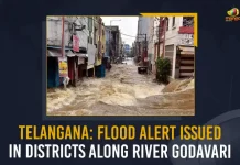Telangana Flood Alert Issued In Districts Along River Godavari, Telangana Flood Alert, Telangana River Godavari, Telangana Godavari Flood Alert, Godavari Nears Danger Mark In Telangana, CM KCR Orders Collectors and SPs on Godavari Over Flow, Godavari Levels On The Rise, Mango News, Mango News Telugu, Officials Issue Second Warning As Godavari Increased, Godavari Floods, Godavari Increased Floods, Increase In Floods In Godavari, Telangana Godavari Floods, CM KCR Latest News And Updates, Godavari Floods News And Live Updates