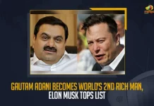 Gautam Adani Becomes World's 2nd Rich Man Elon Musk Tops List, Gautam Adani Becomes 2nd Richest Person In World, Gautam Adani Becomes World's 2nd Rich Man, Gautam Adani Overtakes Jeff Bezos , Billionaire Gautam Adani, Gautam Adani world's 2nd Richest Person, Indian Billionaire Gautam Adani , World's 2nd Rich Man Gautam Adani, Chairperson of Adani Group, Gautam Shantilal Adani, Adani Ports And SEZ , Adani Power, Ambuja Cements, Elon Musk Richest Man On World, Elon Musk Net Worth, Elon Reeve Musk , CEO Tesla Motors,