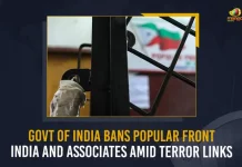 Govt of India Bans Popular Front India And Associates Amid Terror Links, PFI Members, People Front Of India, NIA Anti Terror Raids on PFI Members, NIA Raids PFI Offices, NIA And ED Launch Massive Raids, Raids On PFI Cadres, NIA ED Raids On PFI Offices Across 10 States, NIA ED Conduct Massive Raids, Over 100 Leaders Of PFI Arrested, Mango News, Mango News Telugu, NIA ED Arrest Over 100 PFI Leaders, NIA And ED , NIA , ED , National Intelligence Agency, Enforcement Directory, NIA Latest Raids, National Intelligence Agency Latest News And Updates