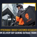 Hyderabad Swiggy Customer Requests No Muslim Delivery Boy Gaining Outrage From Netizens,Mango News,Mango New Telugu,Latest News Updates,Swiggy,Hyderabad Swiggy Customer Say No Muslim Delivery Boy,Mr. Karti Chidambaram Member of Parliament,Swiggy Food Delivery App,Muslim delivery boy,Muslim delivery boy,Muslim Delivery Boy Gaining Outrage From Netizens,Shaik Salauddin