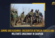 Jammu And Kashmir Encounter Between Forces And Militants Underway In Shopian, JK Encounter Militants In Shopian, Encounter Between Forces And Militants, Encounter In Shopian, Mango News, Indian Army, Indian Army Forces In JK, Jammu And Kashmir , Jammu And Kashmir Latest News And Updates, Indian Army Forces, Militants In Shopian, Indian Army Encounters In Shopian, Jammu And Kashmir Live Updates