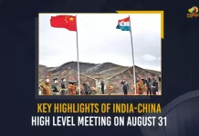 Key Highlights Of India-China High Level Meeting On August 31,Mango News,Mango New Telugu,Latest News Updates,India And China,Indian Army And Chinese Army Division Commander Level Meeting,Chinese Air Force,Ladakh Sector,India-China High Level Meeting,Highlights Of India-China High Level Meeting,Latest Updates On India-China Meeting,Latest News About India-China Meeting Updates
