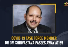 Covid-19 Task Force Member Dr Om Shrivastava Passes Away At 55, COVID-19 Taskforce Member Dr. Om Shrivastava Dies, Covid Warrior Dr Om Shrivastav Passes Away, Dr Om Shrivastav Died, Mango News, Mango News Telugu, COVID19 Cases In India, Carona Live Updates, Covid19 News And Latest Updates, Covid19 Vaccine, COVID New Variant, Booster Dose, India COVID News, COVID Virus, Virus Protection, COVID News