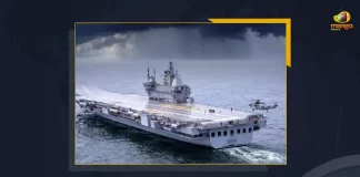 PM Modi Launches Indias First Indigenous Aircraft Carrier INS Vikrant and Unveils Navys New Ensign Today, PM Unveils New Naval Ensign Nishaan, INS Vikranth, Indias First Indigenous Aircraft Carrier, INS Vikrant Commissioning, Mango News, Mango New Telugu, INS Vikrant 2022 Highlights, INS Vikrant Indigenous Aircraft Carrier, INS Vikrant Launch, PM Modi News And Live Updates, PM Modi Commissions INS Vikrant, PM Narendra Modi