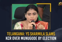 Telangana YS Sharmila Slams KCR Over Munugode By Election, YSRTP Chief YS Sharmila, YS Sharmila on Munugode By Election, Sharmila Slams KCR Over Munugode By Election, Munugode By Election, CM KCR Reviews On Bypoll Elections, Mango News, Mango News Telugu, Munugode By-Election Latest News And Updates, Munugode By-Election, Munugode Bypoll Elections, Munugode Bypoll, CM KCR News And Live Updates, TRS Party, Telangna Congress Party, Telangna BJP Party, YSRTP
