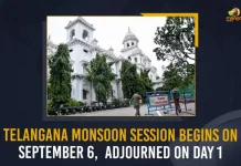 Telangana Monsoon Session Begins On September 6 Adjourned On Day 1, Telangana Assembly Session Started Today, Assembly Session Adjourned To Sep 12th, Telangana Assembly Sessions, Mango News, Mango News Telugu, Telangana Assembly Session, Telangana Assembly Session Postponed, Telangana Assembly, Telangana Assembly Session Resumes On Sep 12th, Telangana Assembly News And Live Updates