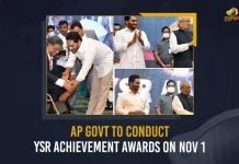 AP Govt To Conduct YSR Achievement Awards On Nov 1, YSR Lifetime Achievement, YSR Achievement-2022,AP Government Accepting Applications For YSR Awards, AP Government Applications For YSR Awards, AP Government YSR Awards, YSR Awards, Mango News, Mango News Telugu, AP Government YSR Award, YSR Awards Latest News And Updates, AP CM YS Jagan Mohan Reddy, YS Jagan on YSR Awards, YS Jagan Pension Hike, AP Government YS Jagan YSR Awards, AP Government News And Live Updates, YSR Awards