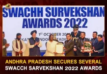 Andhra Pradesh Secures Several Swacch Sarvekshan 2022 Awards, Swacch Sarvekshan 2022 Awards, Swachh Survekshan Grameen, Swachh Bharat Mission, Andhra Pradesh Secures 12 Awards In Sanitation, Waste Management, Andhra Pradesh Bags Swachh Survekshan Awards, Mango News, Mango News Telugu, Swachh Survekshan, Swachh Survekshan 2022, Andhra Pradesh Swachh Survekshan, Swachh Survekshan Latest News And Updates, Andhra Pradesh News And Live Updates