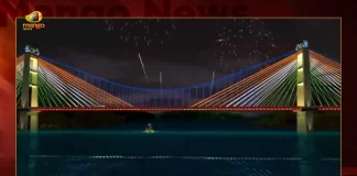 Central Govt Approves Construction For Iconic Bridge Over Krishna River Between AP And Telangana, Centre Approves Iconic Bridge On Krishna River, Centre Approves Cable Bridge On Krishna River, Cable Bridge on Krishna River Between AP and Telangana, Mango News, Mango News Telugu, Centre Approves Cable-Stayed Cum Suspension Bridge, Cable Bridge Across Krishna, 2-Storey Cable Bridge Across Krishna, New Bridge On River Krishna At Vijayawada, Iconic Bridge Amaravati, Krishna River Bridge Latest News And Live Updates